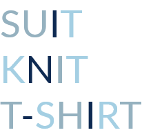 suit knit t-shirt